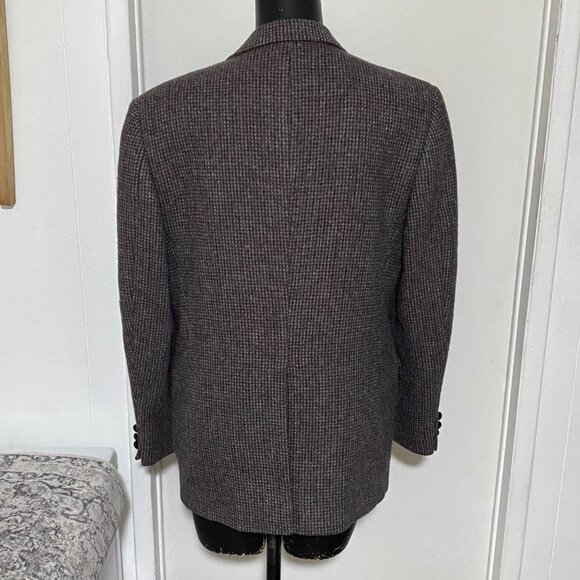 Oscar De La Renta Men's Tweed Wool Blazer Size 40 - Picture 5 of 6